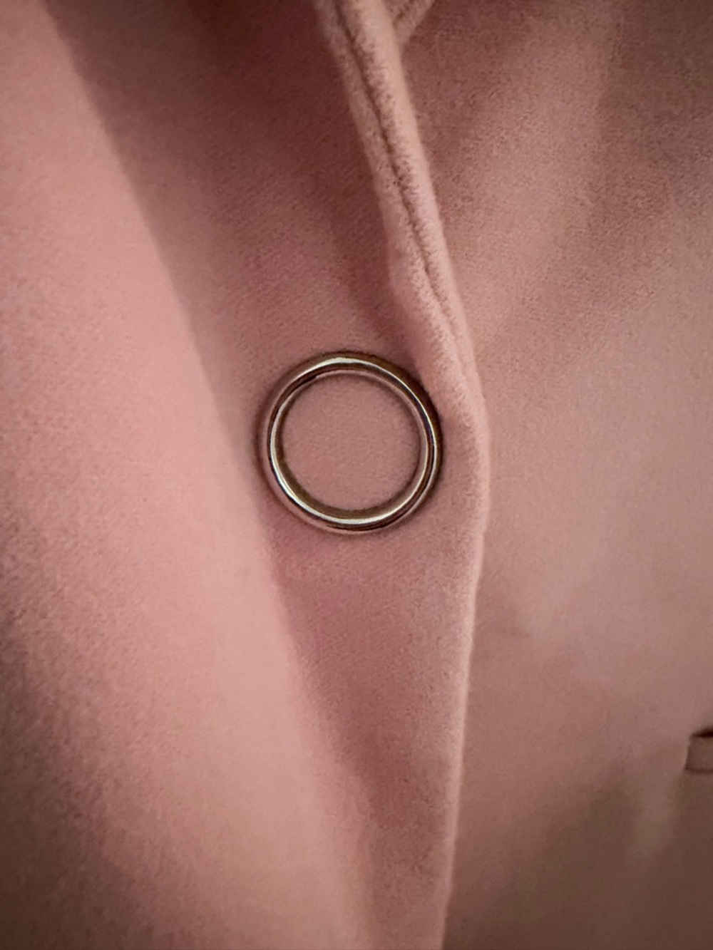 Mango Women's Pink Single-Breasted Coat - Picture 5 of 6